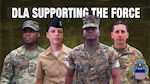 Four service members stand side by side. Black male, white female, black male and white male.
