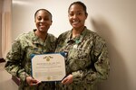 BravoZulu to Hospital Corpsman Second Class Natassia Martinez!

Martinez served aboard the clinic as Leading Petty Officer, Radiology Department from early 2019 to early 2023.  
She was recently presented the Navy and Marine Corps Achievement Medal for her exceptional service and knowledge.

We wish her Fair Winds and Following Seas as she departs for the next chapter in her Navy career!