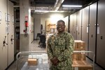 Petty Officer Second Class Davise Angevine serves as the Work Center Supervisor of Naval Health Clinic Cherry Point’s Material Management Department along with a variety of additional duties.  He enjoys the leadership role entrusted to him and credits teamwork for his success.