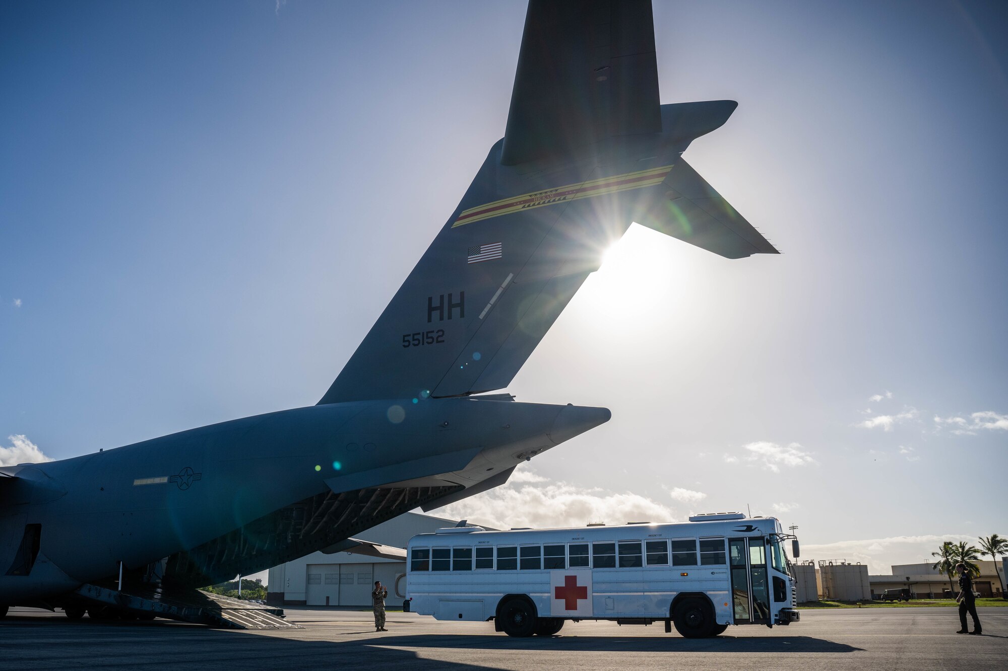 Airmen and soldiers from the 15th Medical Group and Tripler Army Medical Center attend a Neonatal and Critical Care Air Transport Team training at Joint Base Pearl Harbor-Hickam, Hawaii, Feb. 6, 2022. The course went over the roles and responsibilities necessary when transporting critically injured patients and what is expected to carry out the mission successfully. (U.S. Air Force photo by Senior Airman Makensie Cooper)