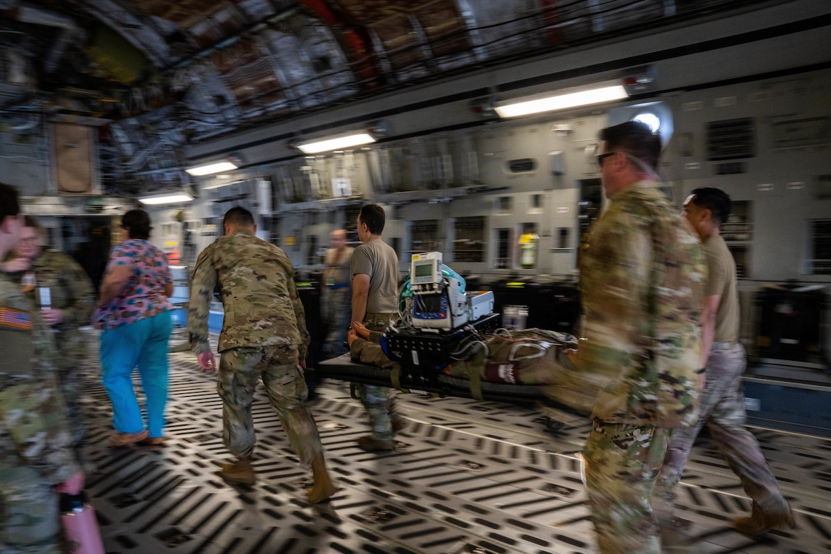 Image of Airmen and Soldiers training.