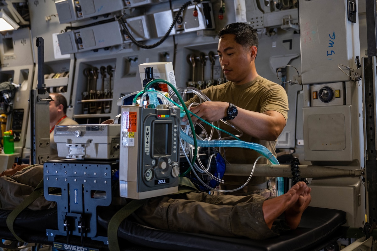 Image of Airmen and Soldiers training.