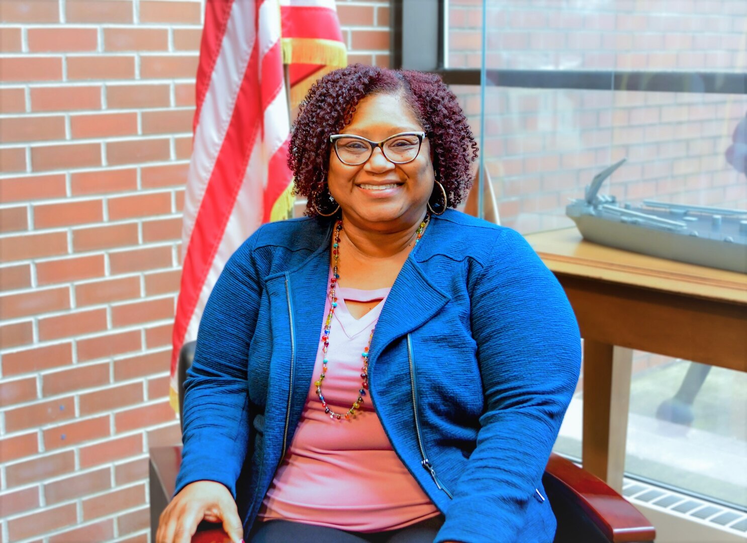 IMAGE: Naval Surface Warfare Center Dahlgren Division spotlights Tia Ward, a business operations manager for the Integrated Engagement Systems Department. Ward is being highlighted for her leadership skills and her impressive efforts to support the Navy warfighter.