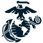 Blue Eagle Globe and Anchor Emblem