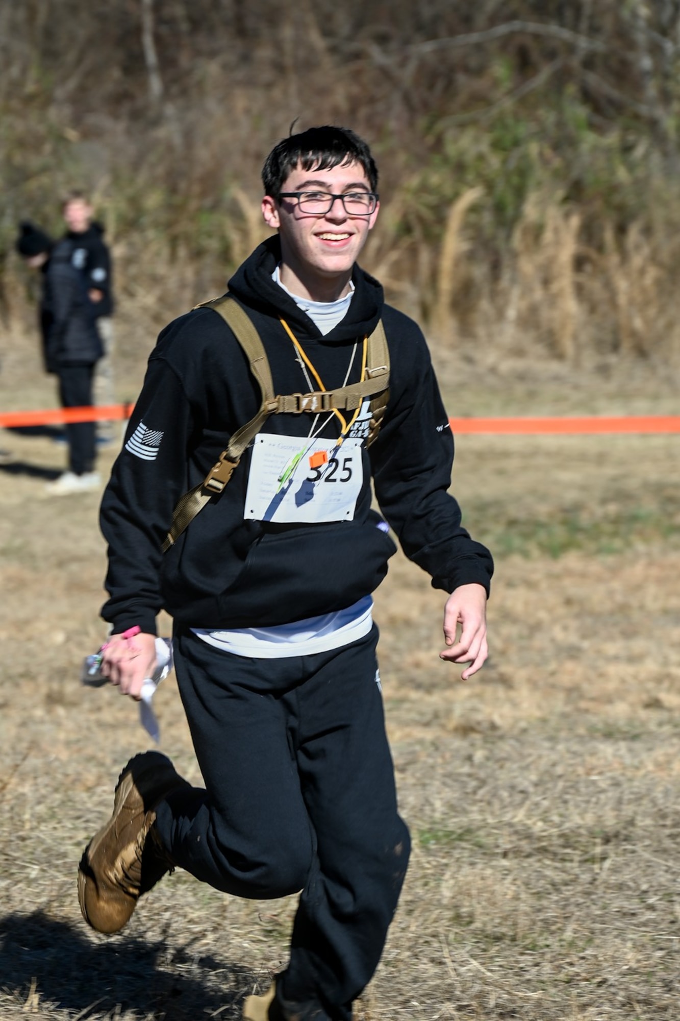 AFJROTC Cadet Peyton Hill competes at the Orienteering Nationals