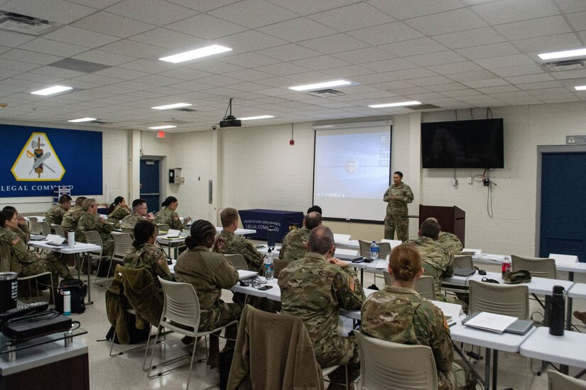 Army Reserve Legal Command administrators gather for professional development, fellowship
