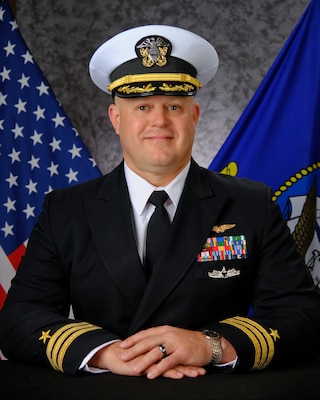 Official photo of CDR Jordan