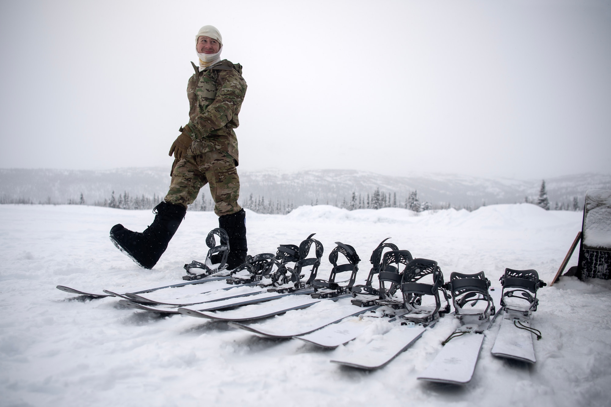 3rd ASOS conducted Operation Agipen 2. Agipen 2 was an unsupported, sustained cold-weather operation designed to validate equipment and previous arctic training in austere conditions. During the multi-day training exercise the 3rd ASOS special warfare Airmen burned up to 5000 calories a day while conducting a long-distance, overland ski movement that included pulling individual pulk sleds by incorporating cross country skiing and skijoring.