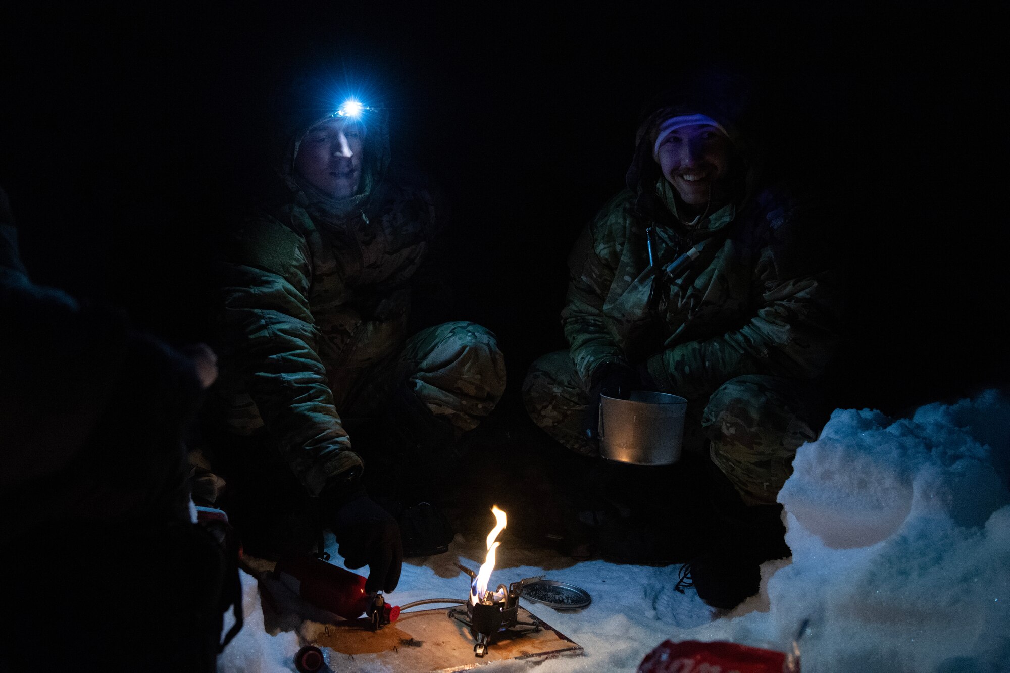 3rd ASOS conducted Operation Agipen 2. Agipen 2 was an unsupported, sustained cold-weather operation designed to validate equipment and previous arctic training in austere conditions. During the multi-day training exercise the 3rd ASOS special warfare Airmen burned up to 5000 calories a day while conducting a long-distance, overland ski movement that included pulling individual pulk sleds by incorporating cross country skiing and skijoring.