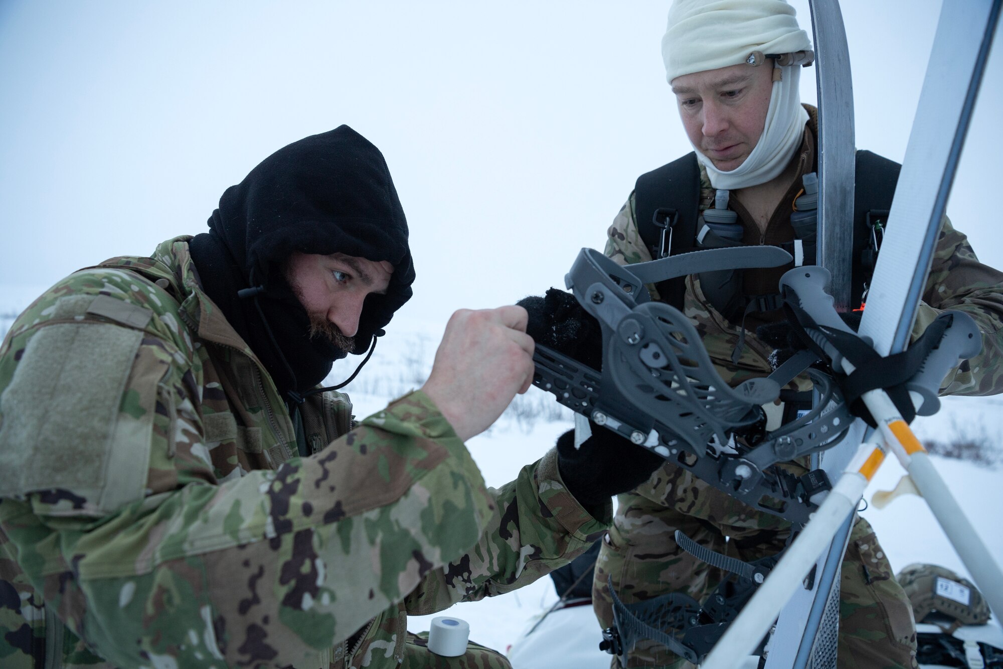 3rd ASOS conducted Operation Agipen 2. Agipen 2 was an unsupported, sustained cold-weather operation designed to validate equipment and previous arctic training in austere conditions. During the multi-day training exercise the 3rd ASOS special warfare Airmen burned up to 5000 calories a day while conducting a long-distance, overland ski movement that included pulling individual pulk sleds by incorporating cross country skiing and skijoring.