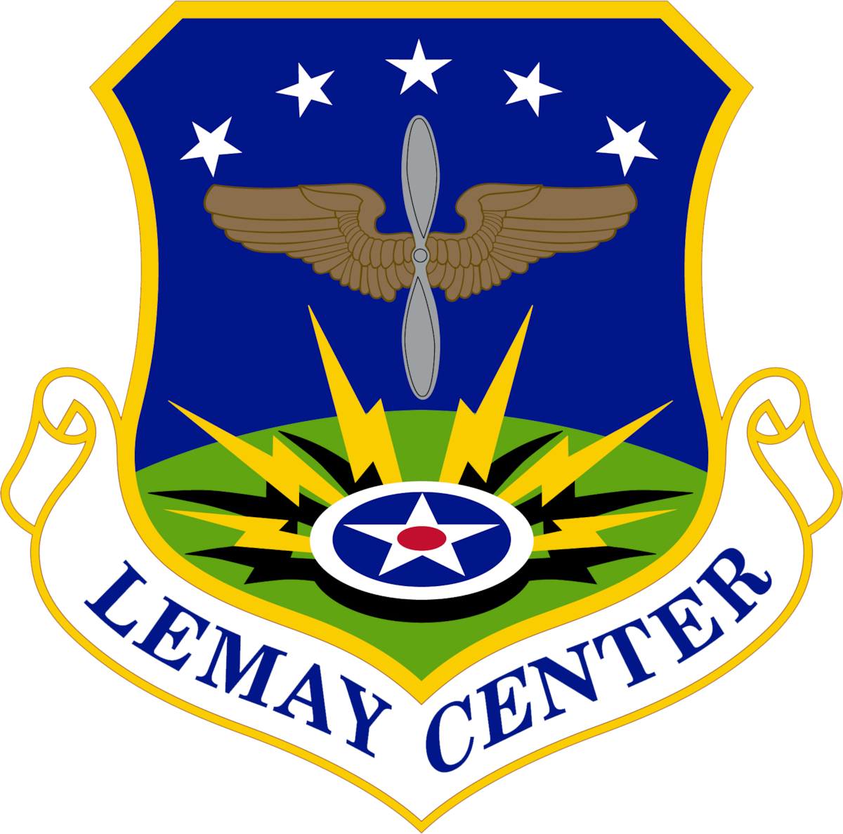 LeMay Center Shield
