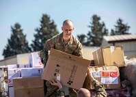 Airmen assigned to various sections across the 39th Air Base Wing in Incirlik Air Base, Turkiye, load supply trucks in recognition of joint military support of USAID humanitarian assistance and disaster relief efforts, following the Feb. 6, 7.8 magnitude earthquake in Turkiye. U.S. military forces assigned to U.S. European Command and under the operational control of U.S. Naval Forces Europe, are providing humanitarian assistance and disaster relief in support of U.S. Agency for International Development (USAID), the Bureau of Humanitarian Assistance (BHA), and the international community to the Turkish people during this tragedy.