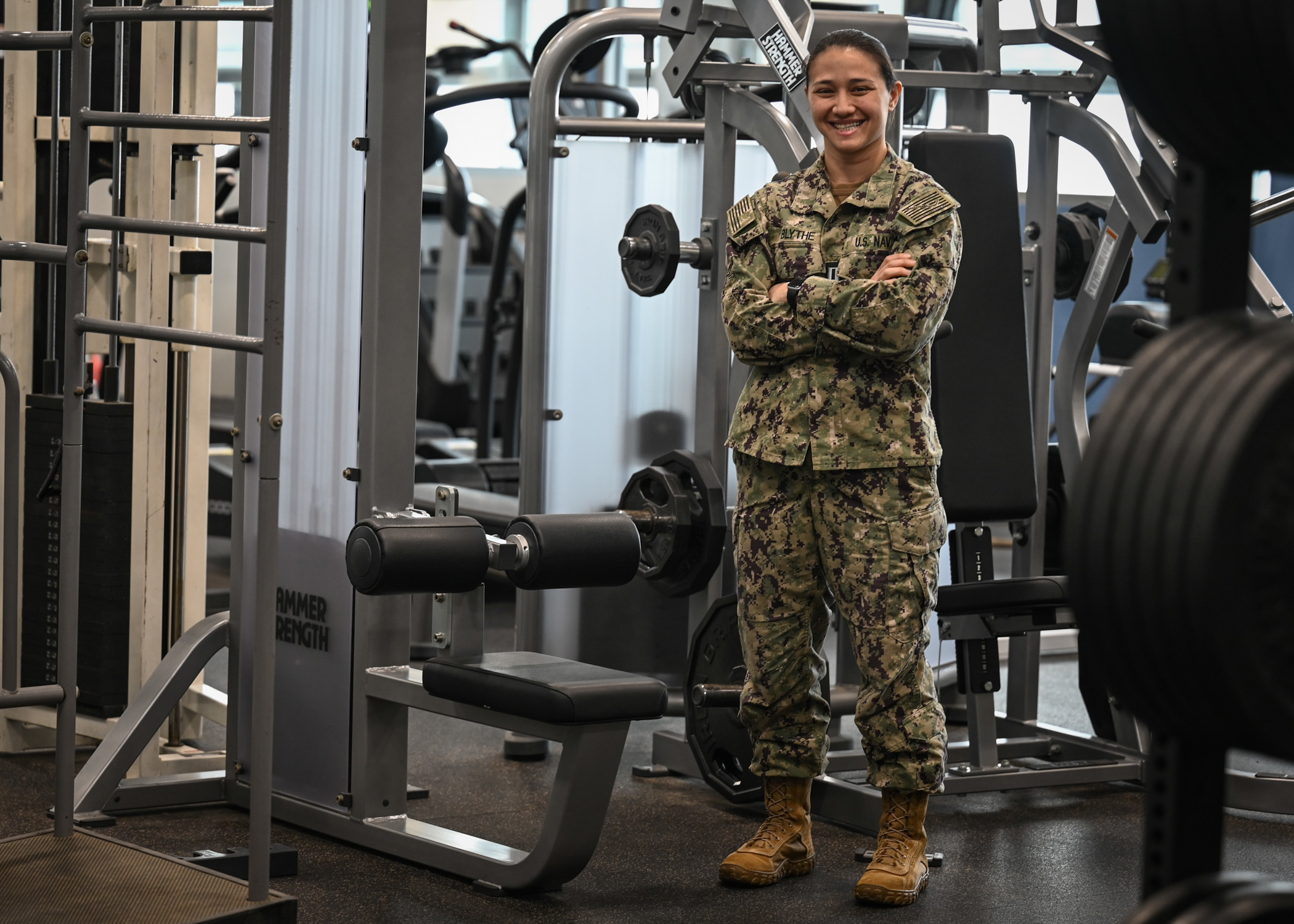CORONADO, Calif. (Jan. 30, 2023) – Lt. Tia Blythe, a physical therapist assigned to Naval Special Warfare Group (NSWG) 1, poses for a portrait in the clinic onboard the Silver Strand Training Complex in Coronado, Calif. Naval Special Warfare is the nation’s elite maritime special operations force, uniquely positioned to extend the Fleet’s reach gain and maintain access for the Joint Force in competition and conflict. (U.S. Navy photo by Mass Communication Specialist 1st Class Chelsea D. Meiller) 230130-N-GR718-1077
