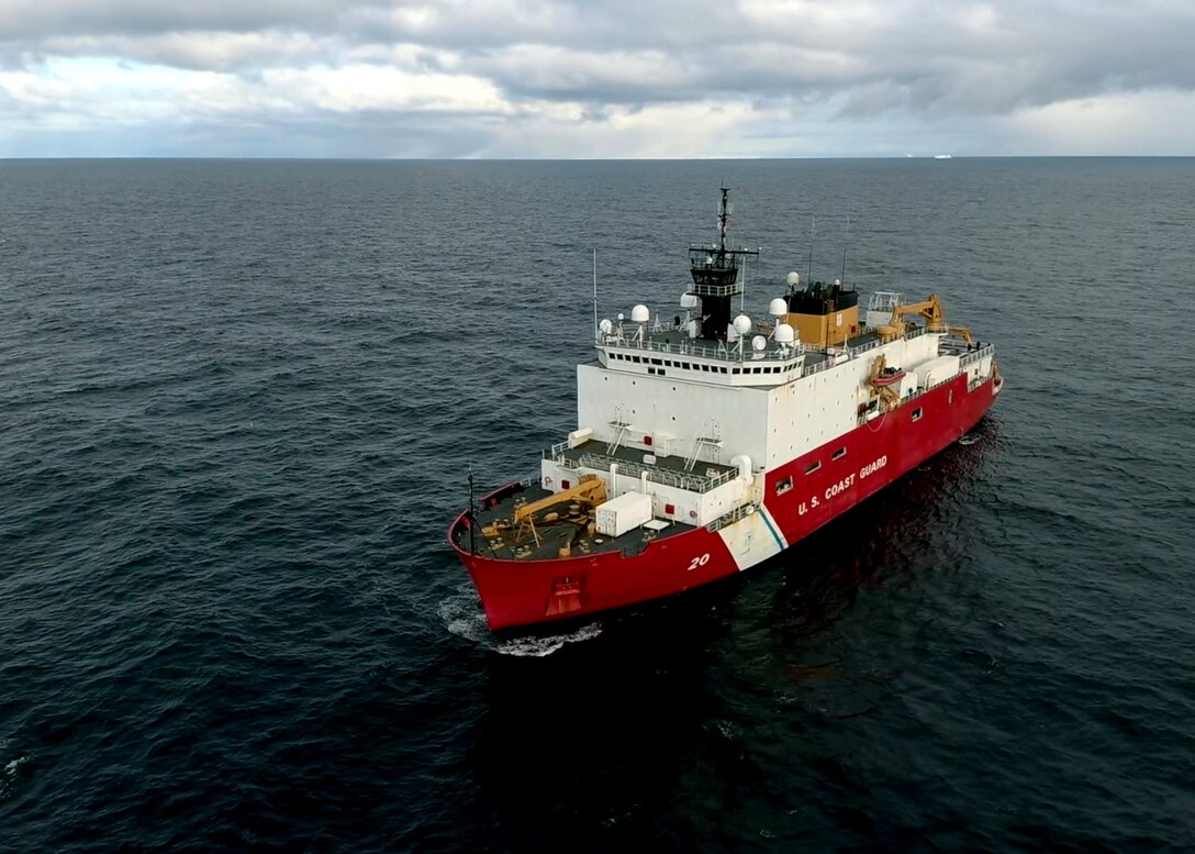 The Coast Guard Cutter Healy (WAGB 20) operates in Baffin Bay during its Arctic deployment, Sept. 9, 2021.