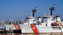 USCGC Vigorous moored at home port in Virginia Beach, Virginia Dec. 21, 2022.