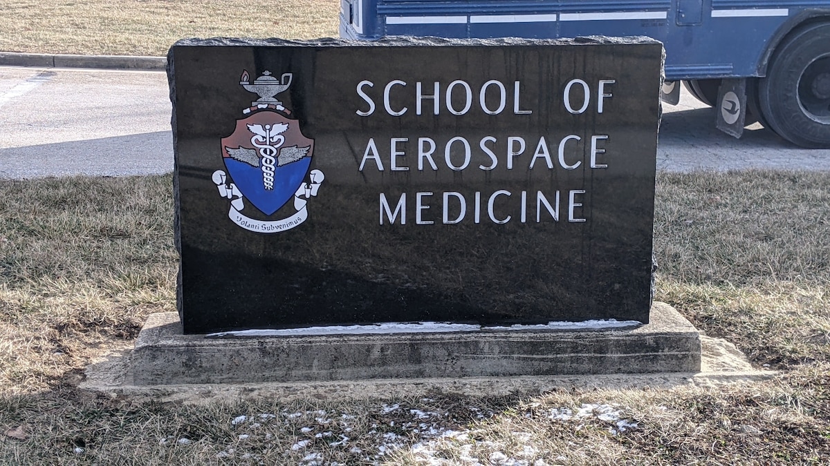 Exterior of the United States Air Force School of Aerospace Medicine, or USAFSAM, at Wright-Patterson Air Force Base, Ohio, where the Operational Graduate Medicine Education, or OGME, program resides, Feb. 3, 2023. The OGME program establishes a training pipeline that prepares and fields new flight doctors to support U.S. Air Force and Joint operations across the globe. USAFSAM is part of the Air Force Research Laboratory’s 711th Human Performance Wing. (U.S. Air Force photo / Jeremy Dunn)