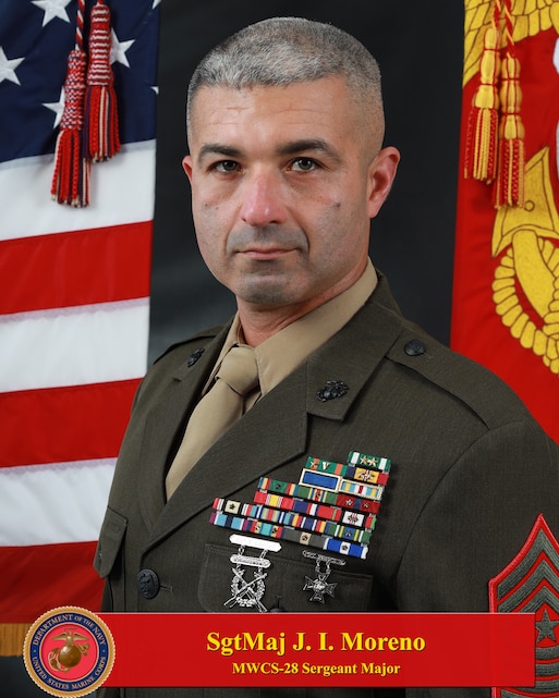 Sergeant Major Jorge I. Moreno > 2nd Marine Aircraft Wing