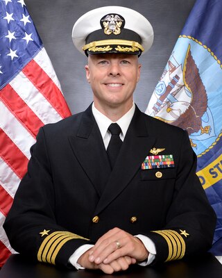 Official Photo of Capt. Frank Ingargiola, CO, NSA Lakehurst