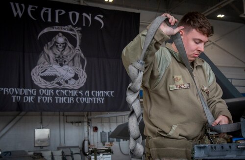 F-22 annual weapons load
