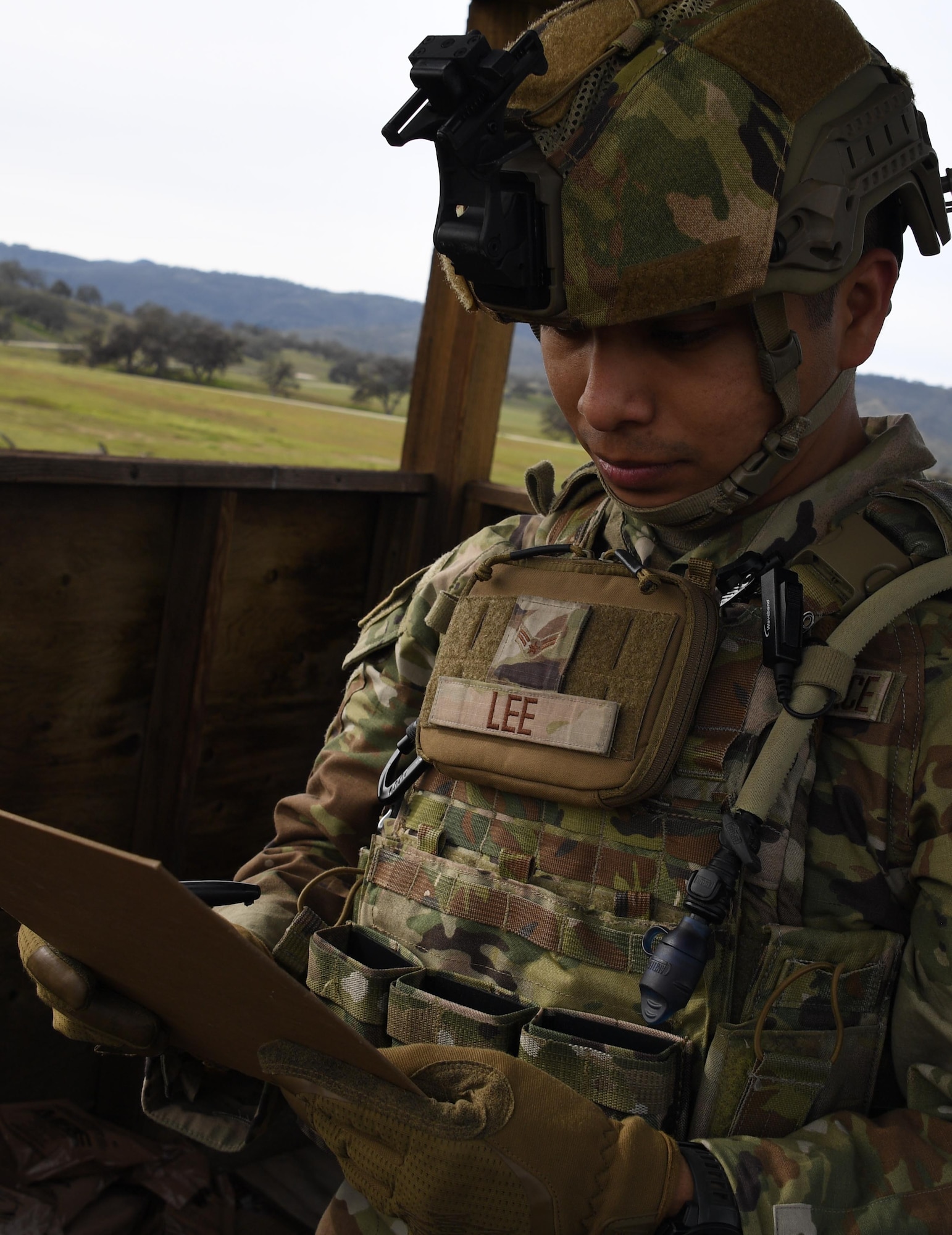 144th SFS Airmen train during ACE exercise