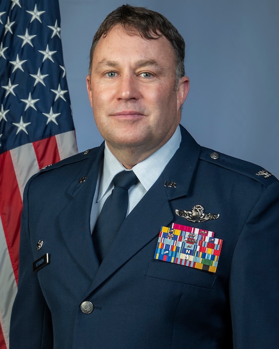 Official Air Force photo for Col. Jared P. Kennish, 131st Bomb Wing commander.
