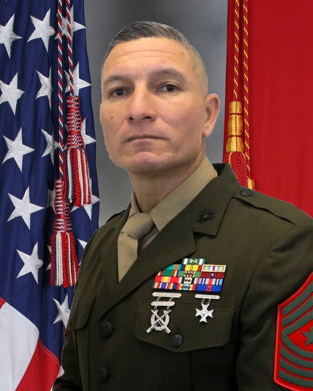 Command photo of Sgt. Maj. David Sanchez, RS Twin Cities Sergeant Major.