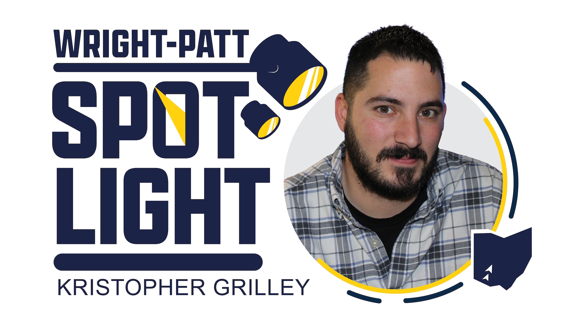 Spotlight graphic for Kristopher Grilley with profile photo.