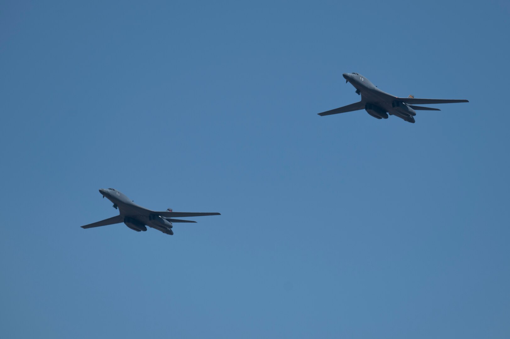 A photo of 2 B-1B Lancers