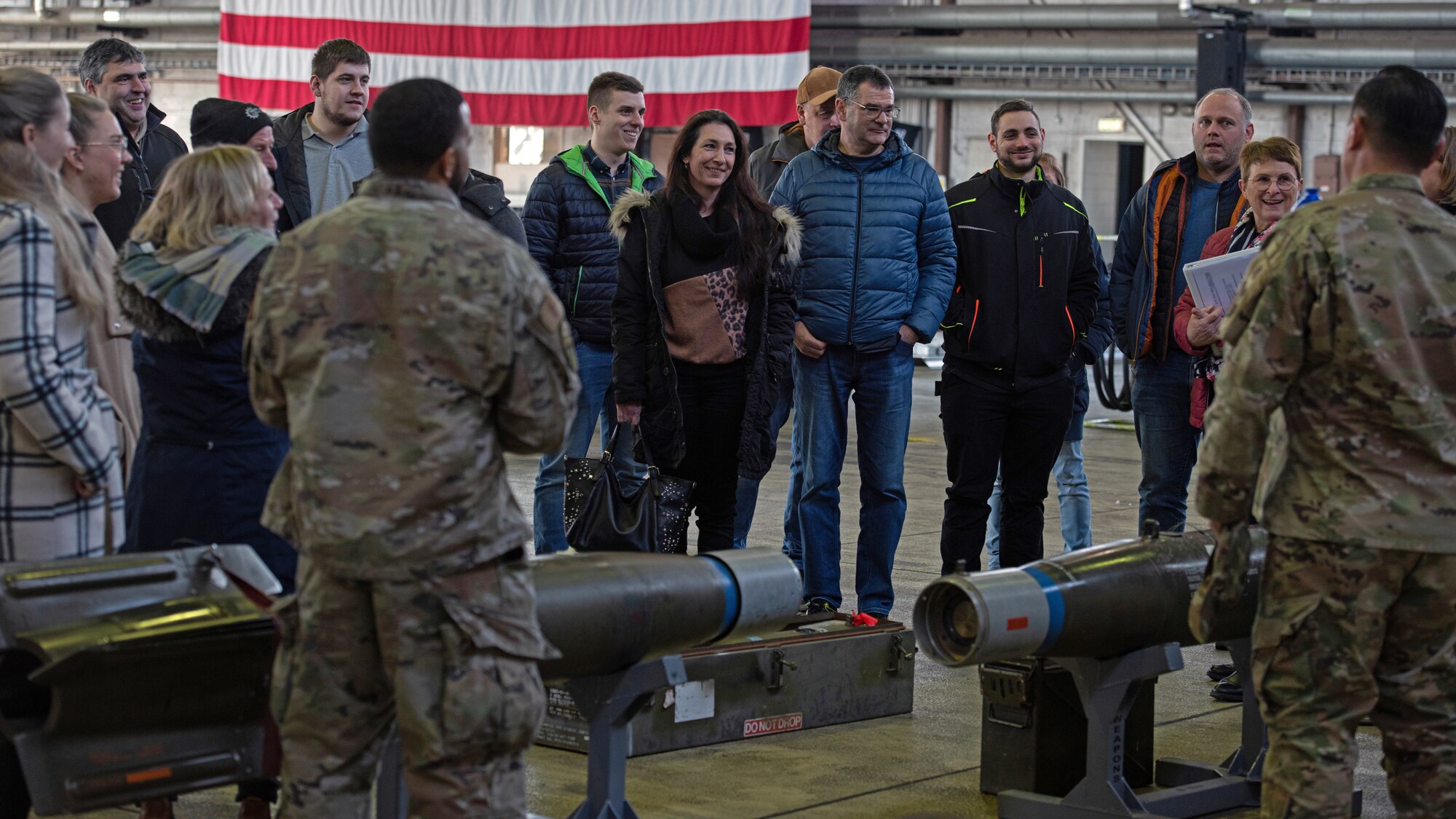 Civilian employs look at munitions