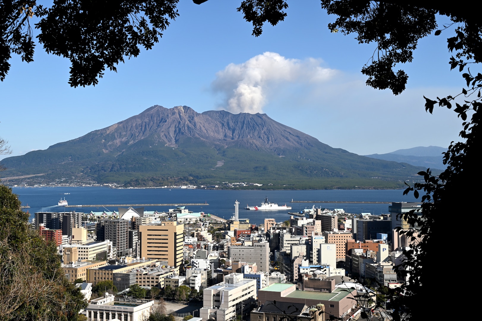 U. S. Coast Guard Cutter Kimball departs Kagoshima, Japan