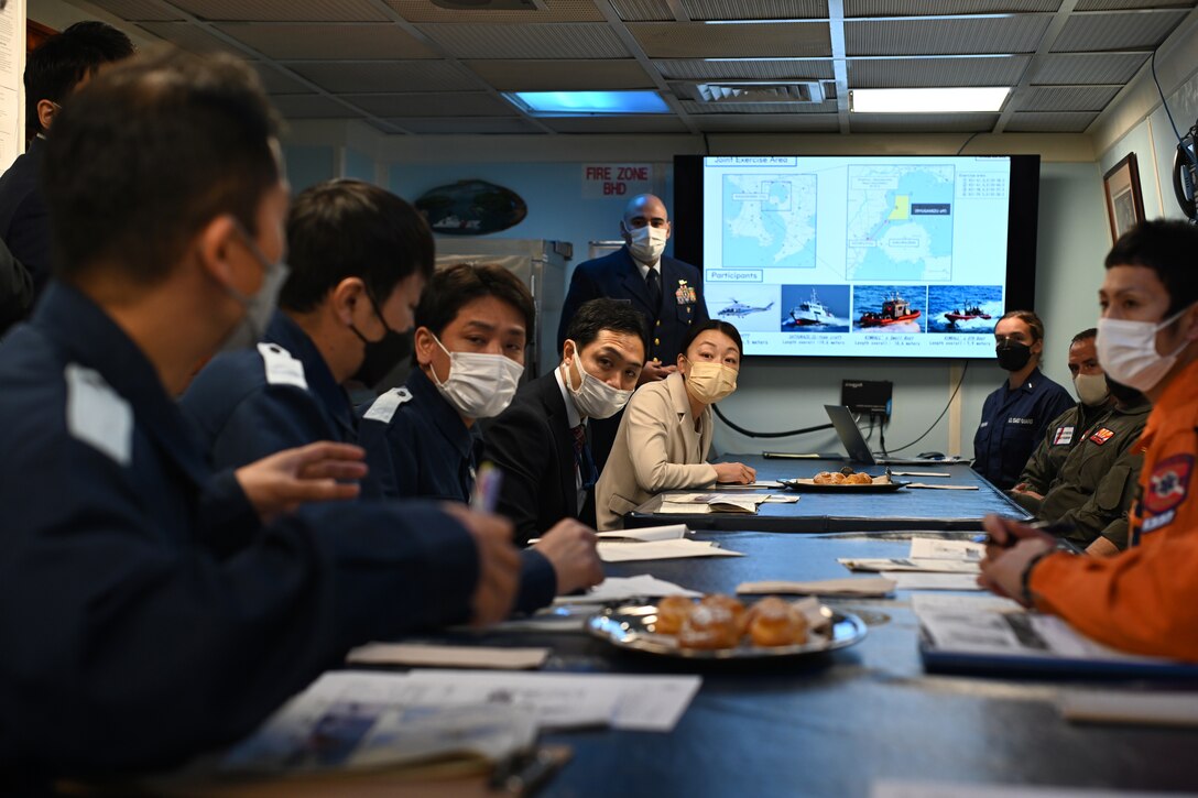 U.S. Coast Guard, Japan Coast Guard crews plan joined exercise