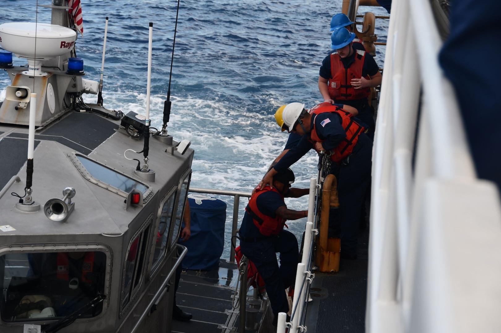 On February 13th, 2023 U.S. Coast Guard Cutter Oliver Berry, a 154-foot Fast Response Cutter was tasked with assisting the vessel Eden Bound, a 58-foot long pleasure craft adrift 230 nautical miles Southwest of Oahu.