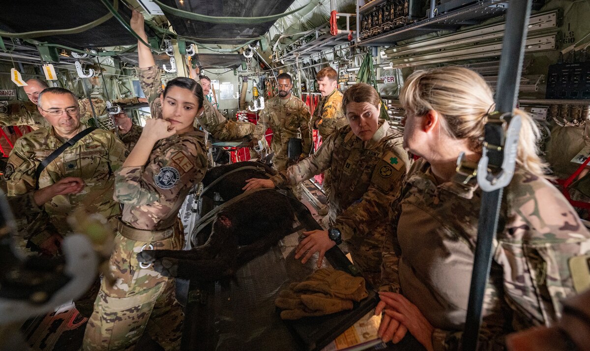 Image of Airmen training on a C-130J Super Hercules.