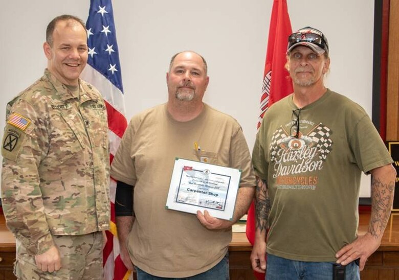 After dedicating more than seven years of service to the Memphis District, 11 to the federal government, and six to the U.S. Army, Steve Kellinsky is celebrating his recent retirement from the U.S. Army Corps of Engineers Memphis District as a carpenter.