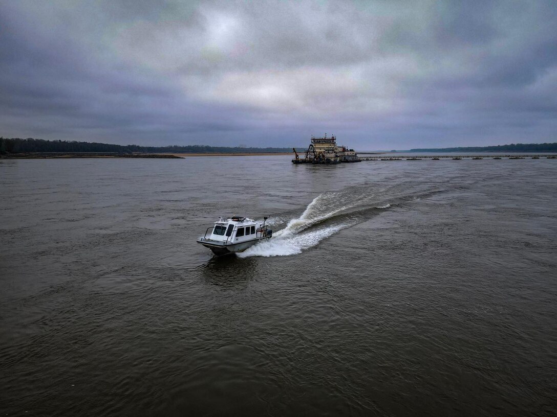 The Memphis District’s Dredge Hurley returned to its home port, Ensley Engineer Yard in Memphis Harbor on Jan. 13, 2023, after finishing a record-breaking 273-day season, which began Apr. 26, 2022.

In those eight and a half months, the 36-person crew removed 14.5 million cubic yards of material, which is the most the Dredge Hurley has ever removed in a single season.