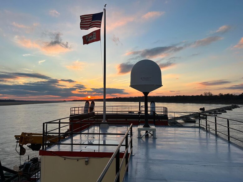 The Memphis District’s Dredge Hurley returned to its home port, Ensley Engineer Yard in Memphis Harbor on Jan. 13, 2023, after finishing a record-breaking 273-day season, which began Apr. 26, 2022.

In those eight and a half months, the 36-person crew removed 14.5 million cubic yards of material, which is the most the Dredge Hurley has ever removed in a single season.