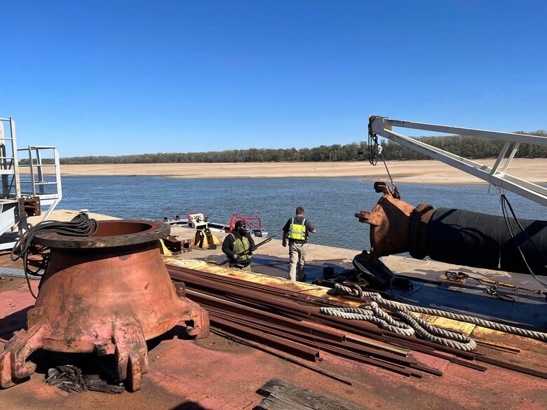 The Memphis District’s Dredge Hurley returned to its home port, Ensley Engineer Yard in Memphis Harbor on Jan. 13, 2023, after finishing a record-breaking 273-day season, which began Apr. 26, 2022.

In those eight and a half months, the 36-person crew removed 14.5 million cubic yards of material, which is the most the Dredge Hurley has ever removed in a single season.