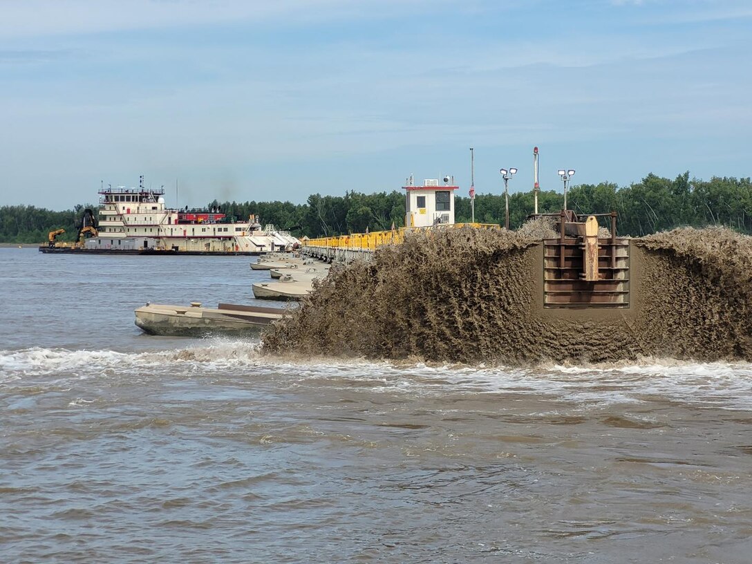 The Memphis District’s Dredge Hurley returned to its home port, Ensley Engineer Yard in Memphis Harbor on Jan. 13, 2023, after finishing a record-breaking 273-day season, which began Apr. 26, 2022.

In those eight and a half months, the 36-person crew removed 14.5 million cubic yards of material, which is the most the Dredge Hurley has ever removed in a single season.