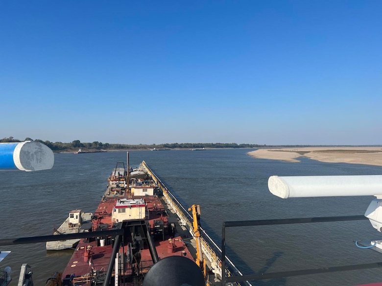 The Memphis District’s Dredge Hurley returned to its home port, Ensley Engineer Yard in Memphis Harbor on Jan. 13, 2023, after finishing a record-breaking 273-day season, which began Apr. 26, 2022.

In those eight and a half months, the 36-person crew removed 14.5 million cubic yards of material, which is the most the Dredge Hurley has ever removed in a single season.