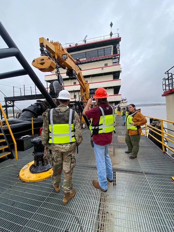 The Memphis District’s Dredge Hurley returned to its home port, Ensley Engineer Yard in Memphis Harbor on Jan. 13, 2023, after finishing a record-breaking 273-day season, which began Apr. 26, 2022.

In those eight and a half months, the 36-person crew removed 14.5 million cubic yards of material, which is the most the Dredge Hurley has ever removed in a single season.