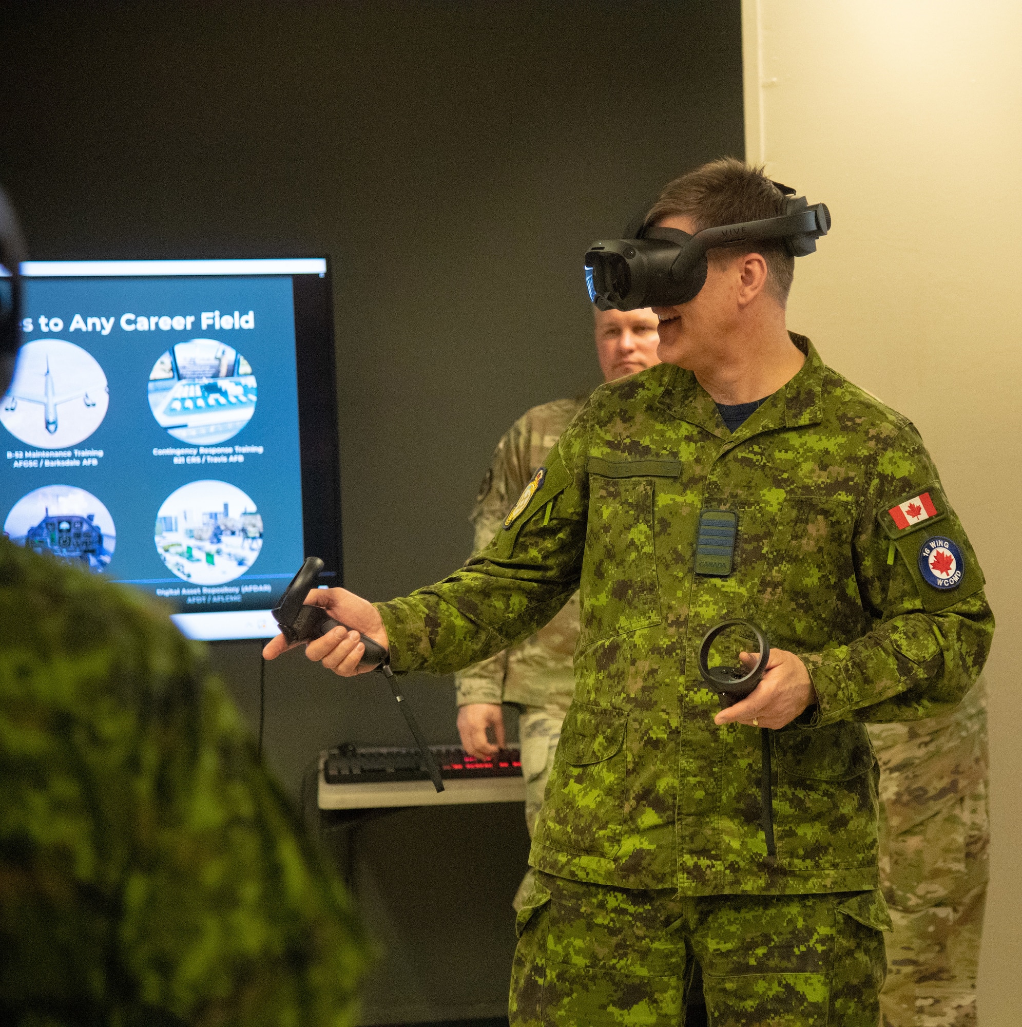 The 2nd Canadian Air Division Team visits Sheppard AFB