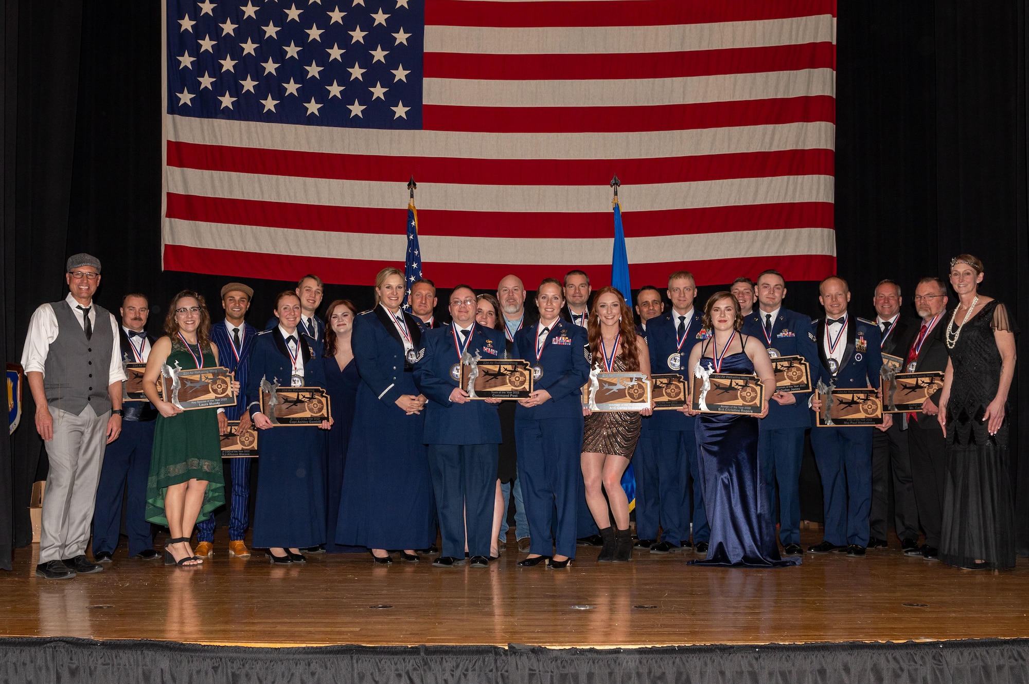 The 22nd Air Refueling Wing announced its 2022 annual award winners in a ceremony on Feb. 16.