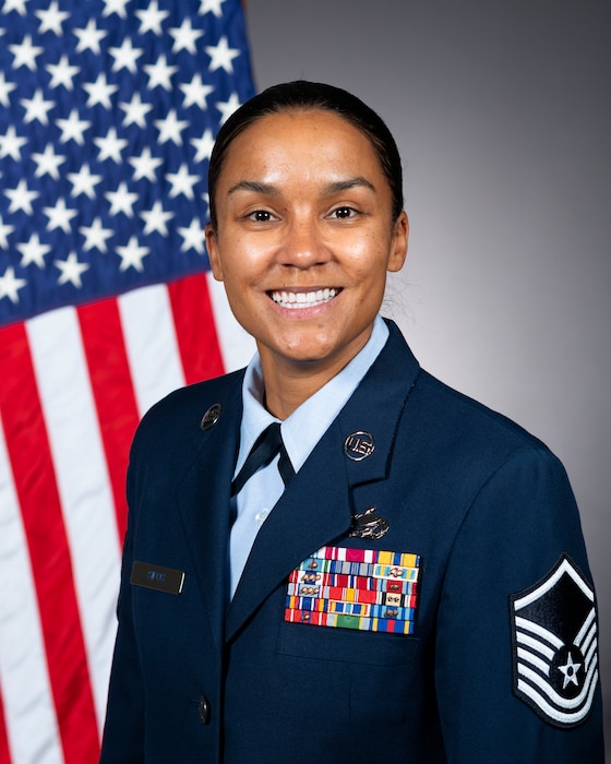 MSgt Tanya D. Sipos serves as the Senior Enlisted Leader, 412th Force Support Squadron