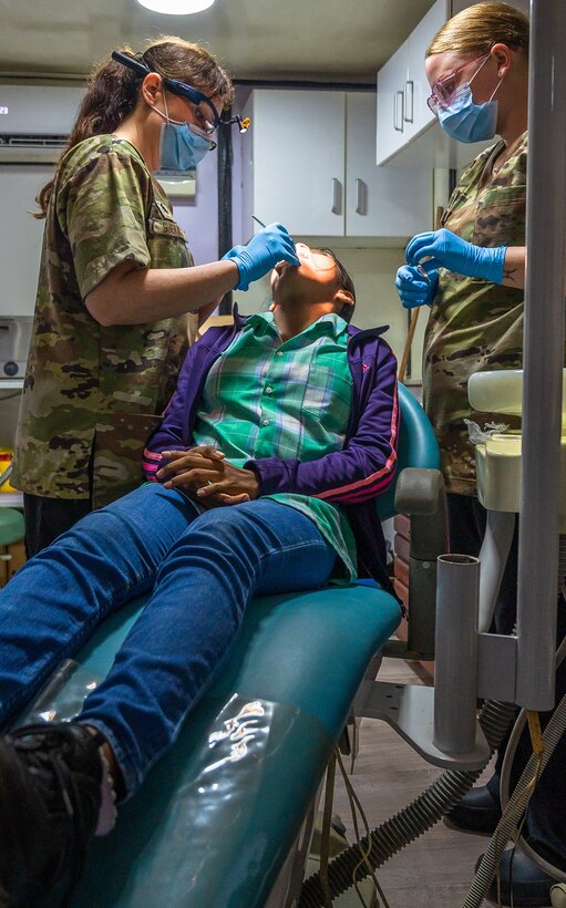 As students were served by dental technicians from the Lesser Antilles Medical Assistance Team, other members of LAMAT were able to engage with them through various games and activities.