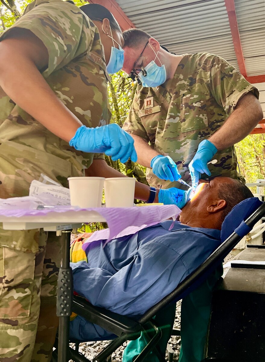 As students were served by dental technicians from the Lesser Antilles Medical Assistance Team, other members of LAMAT were able to engage with them through various games and activities.