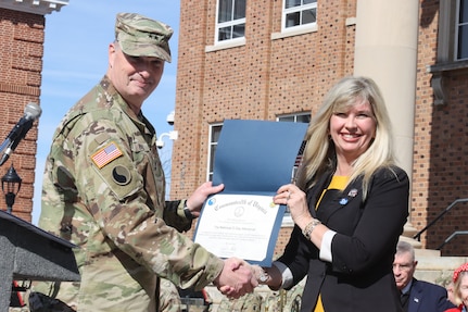 Alpha Co. Soldiers honored at Bedford Welcome Home Parade