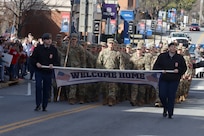 Alpha Co. Soldiers honored at Bedford Welcome Home Parade