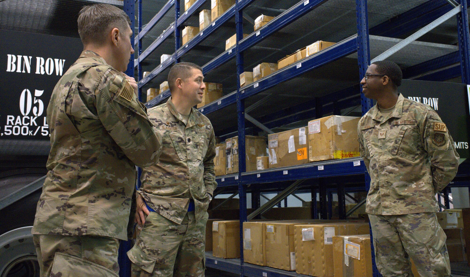 USAFEC command team visits Airmen from the  521st AMOG, 725th AMS