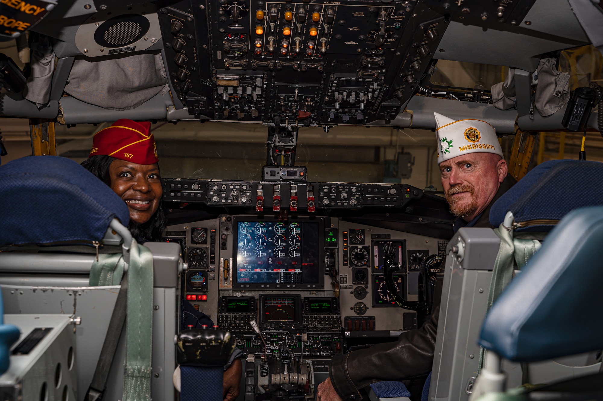 The 186th Air Refueling welcomed Patricia Harris, National Vice-Commander of the American Legion and several of its Mississippi Post members for a visit, Feb. 21.