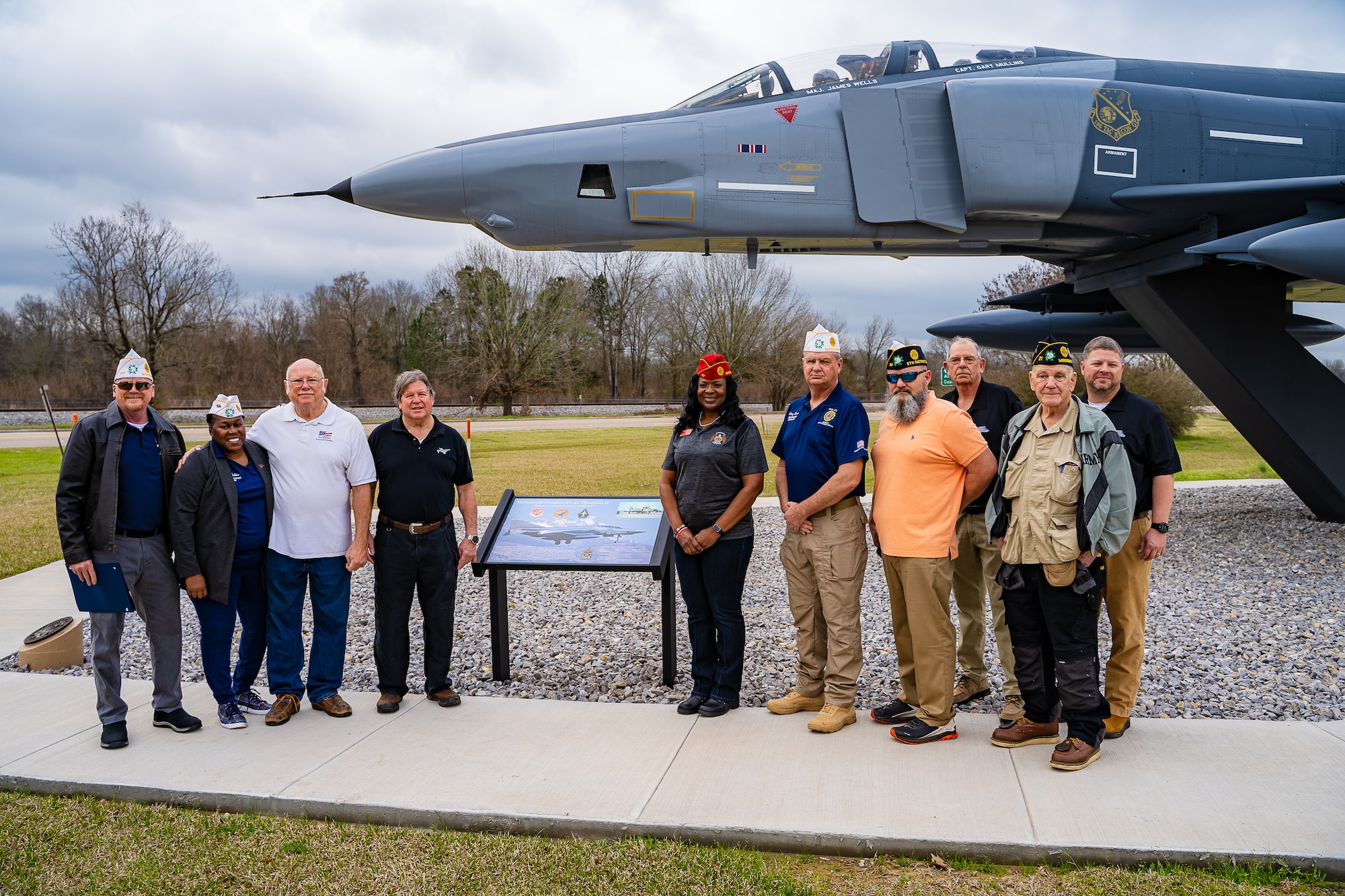 The 186th Air Refueling welcomed Patricia Harris, National Vice-Commander of the American Legion and several of its Mississippi Post members for a visit, Feb. 21.